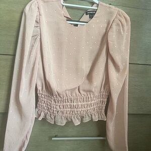 Mauve pink top express size XS